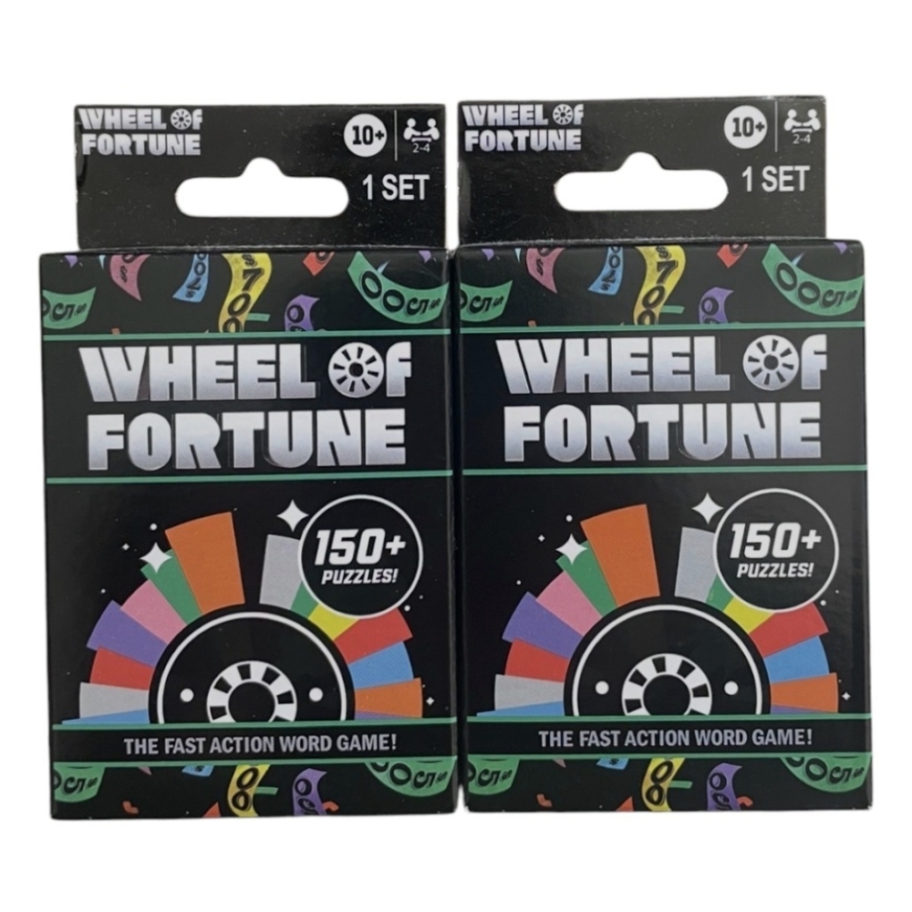 Wheel of Fortune Fast Action Word Game (2-Pack)